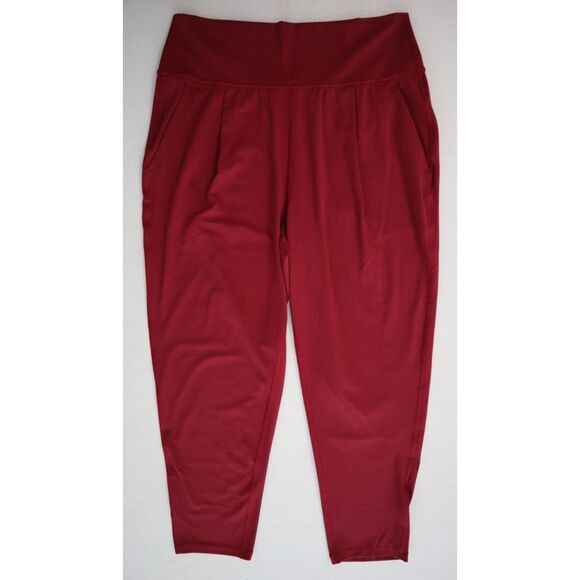 Athleta 533562-03 Women's Sz Small Burgundy Semi-Fitted Elation Pants - Picture 1 of 10